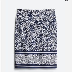 Never worn navy Wynn Pencil Skirt